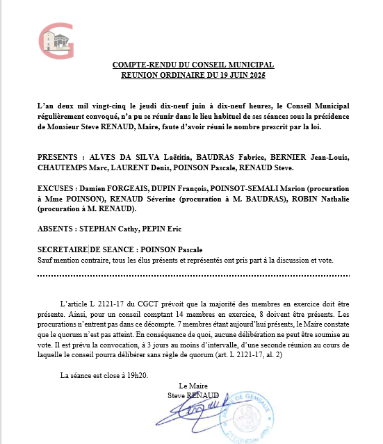 Compte-rendu