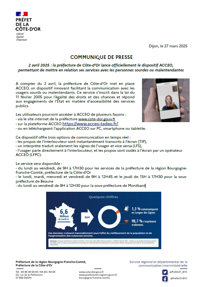 Dispositif ACCEO