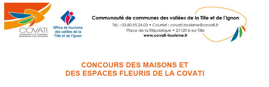 Concours des maisons et espaces fleuris