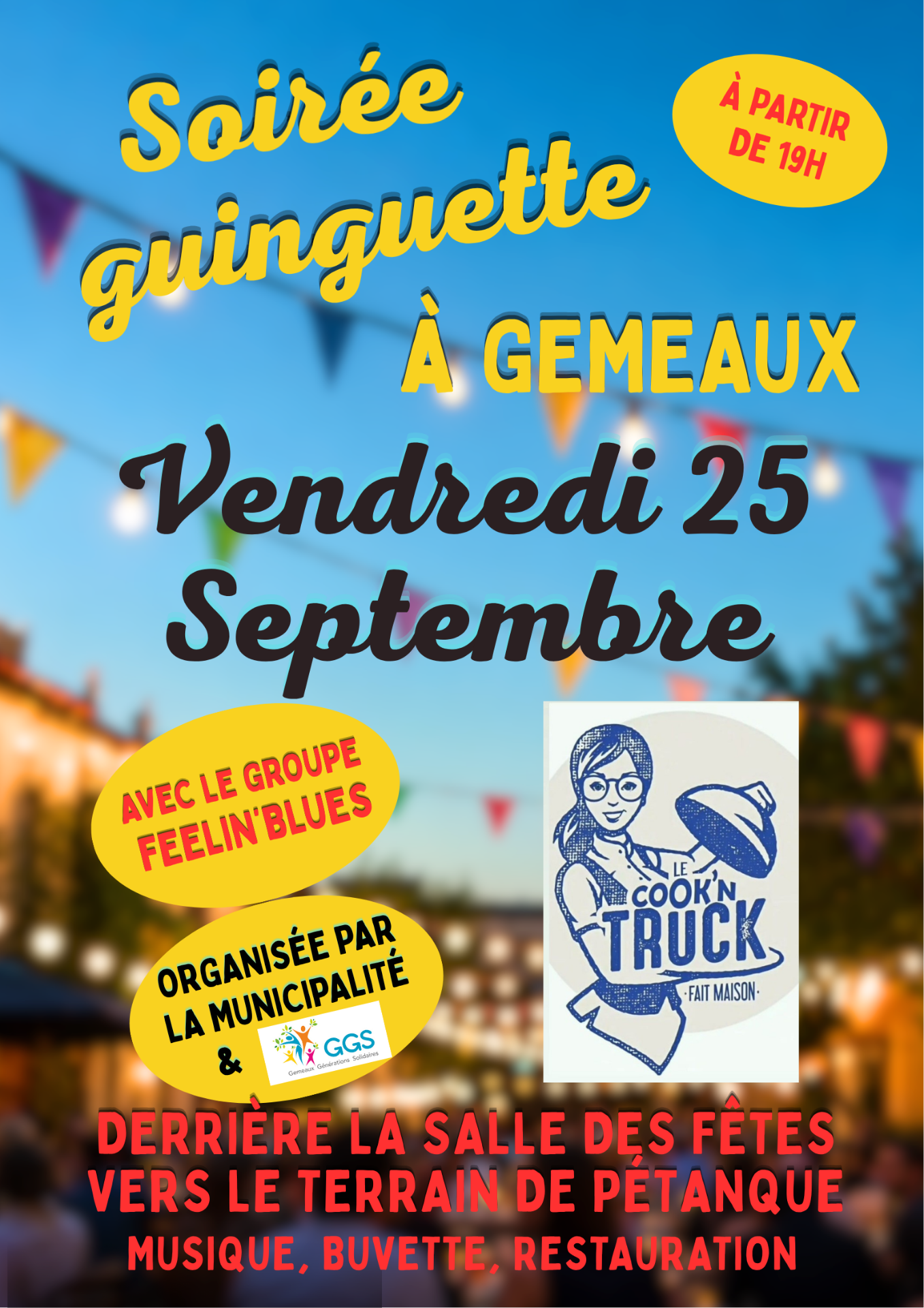 Soirée guinguette à Gemeaux