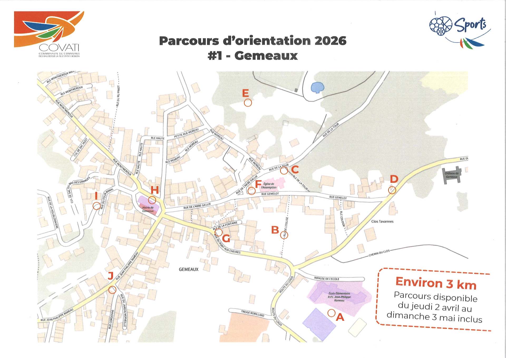 Parcours d'orientation 2026